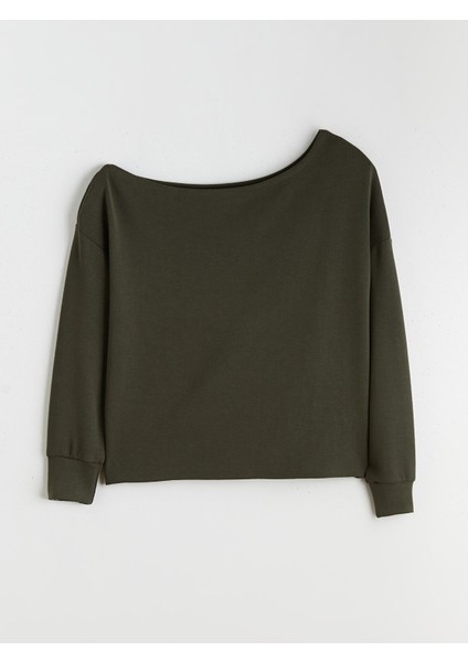 Yeni Sezon Kayık Yaka Kadın Sweatshirt indirimleri