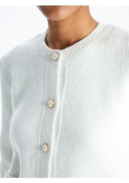 Yeni Sezon Bisiklet Yaka Kadın Triko Hırka modelleri