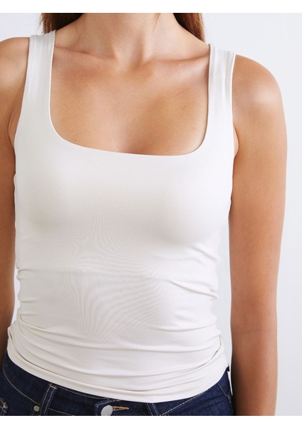 Yeni Sezon Kare Yaka Kadın Atlet 2'li indirimleri