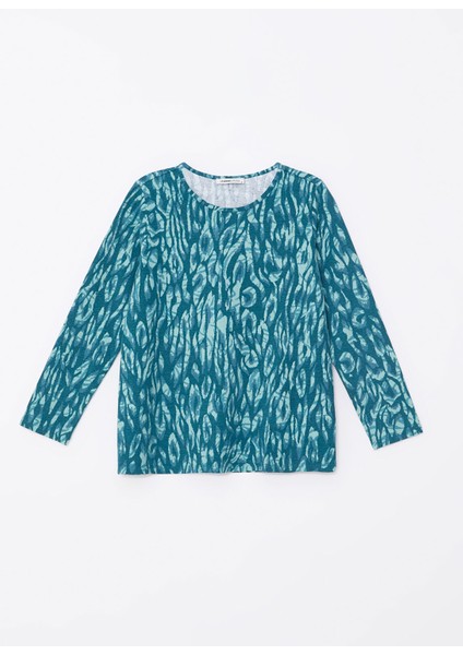 Yeni Sezon Bisiklet Yaka Desenli Kadın Tişört indirimleri