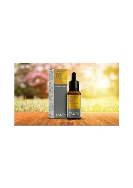 Talya Vitamin D3 Içeren Takviye Edici Gıda Damla, 1000 Iu, 10 ml fiyatları