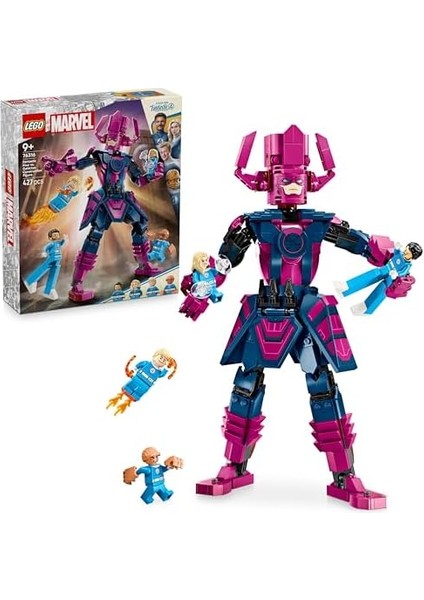 ǀ Fantastik Dörtlü, Galactus Yapım Figürüne Karşı 76316-9 Yaş ve Üzeri Çocuklara Süper Kahraman Minifigürü Içeren Yapım Seti, Doğum Günü Hediyesi Fikri (425 Parça) fiyatları