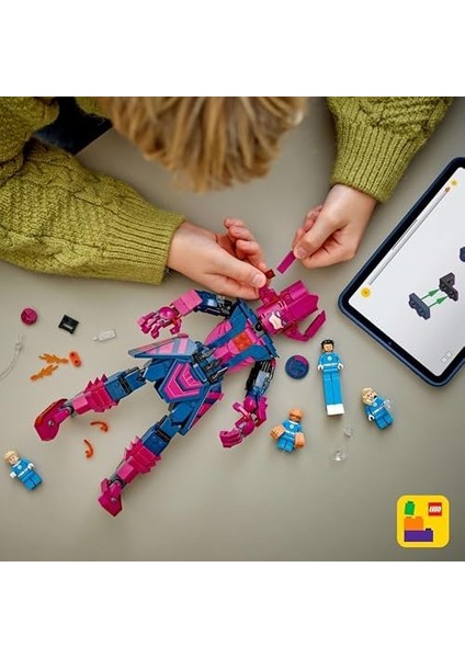 ǀ Fantastik Dörtlü, Galactus Yapım Figürüne Karşı 76316-9 Yaş ve Üzeri Çocuklara Süper Kahraman Minifigürü Içeren Yapım Seti, Doğum Günü Hediyesi Fikri (425 Parça) modelleri