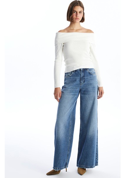 Yeni Sezon Kayık Yaka Kadın Triko Kazak fiyatları