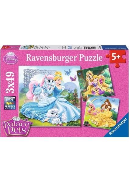 RPK093465 Çocuk Yapboz, Belle Sindrealla Rapunzel