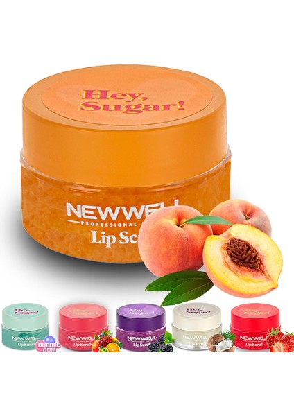 New Well Hey Sugar! Şeftali Aromalı Dudak Peelingi 20GR