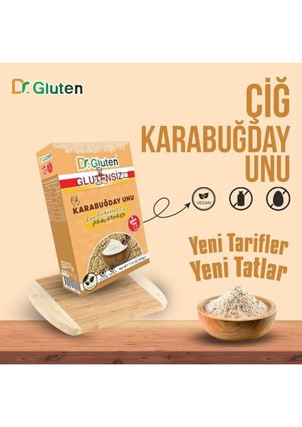 Dr.gluten Glutensiz Çiğ Karabuğday Unu