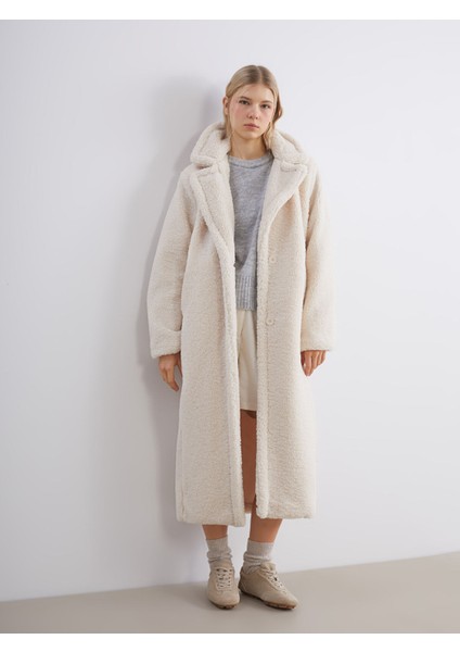 Yeni Sezon Ceket Yaka Kadın Pelüş Kaban fiyatları