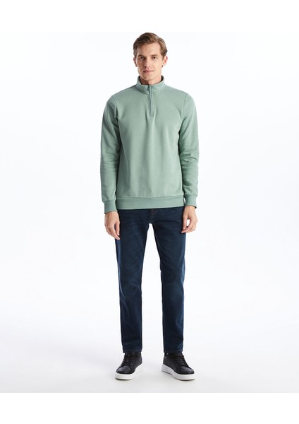 Yeni Sezon Dik Yaka Uzun Kollu Erkek Kalın Sweatshirt fiyatları