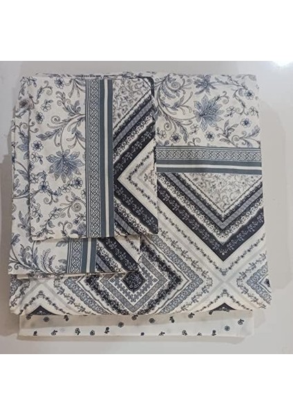 Perry Ranforce Geometrik DESENLI%100 Pamuk Nevresim Takımı, Lacivert, Çift Kişilik (Nevresim: 200X220 Cm/çarşaf: 240X260 cm / 2 Adet Yastık Kılıfı: 50X70 Cm) modelleri