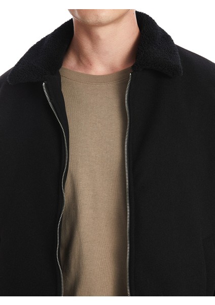 Yeni Sezon Standart Kalıp Gömlek Yaka Erkek Kaşe Mont modelleri