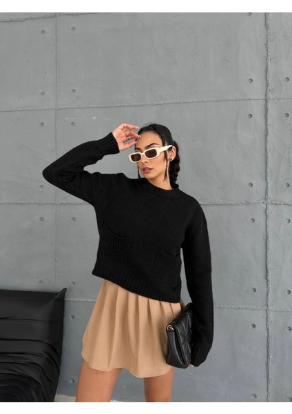 Sptrns Cepli Triko Kazak Siyah (Beden: Standart)