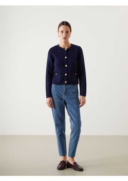 Yeni Sezon Bisiklet Yaka Kadın Triko Hırka fiyatları