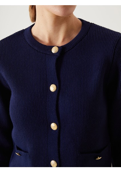 Yeni Sezon Bisiklet Yaka Kadın Triko Hırka modelleri