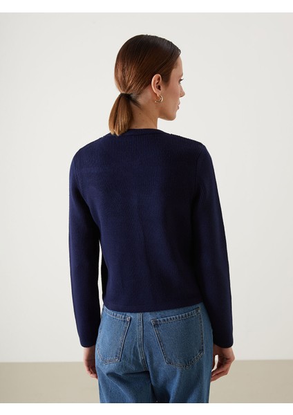 Yeni Sezon Bisiklet Yaka Kadın Triko Hırka fırsatları