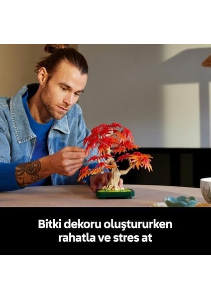 Kırmızı Akçaağaç Bonsai Ağacı 10348 - Yetişkinler Için Dekoratif Yapım Seti, Bitki Severler Için Yaratıcı Hediye Fikri, Doğum Günü Hediyesi (474 Parça) fiyatları