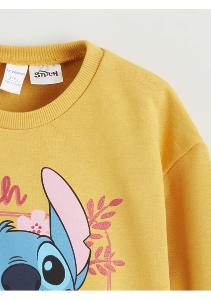 Yeni Sezon Bisiklet Yaka Stitch Baskılı Kız Çocuk Sweatshirt fiyatları