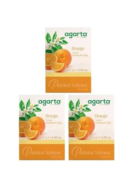 Doğal Portakal Sabunu 125 gr x 3 Adet