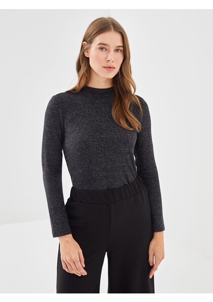 Yeni Sezon Dik Yaka Kadın Tişört