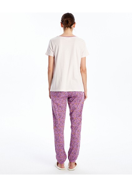 Yeni Sezon Bisiklet Yaka Kadın Pijama Takımı fırsatları