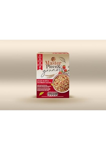Master Pieces Granola Çilek Chia 300 gr