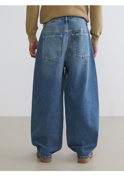 Yeni Sezon Baggy Fit Erkek Jean Pantolon fırsatları