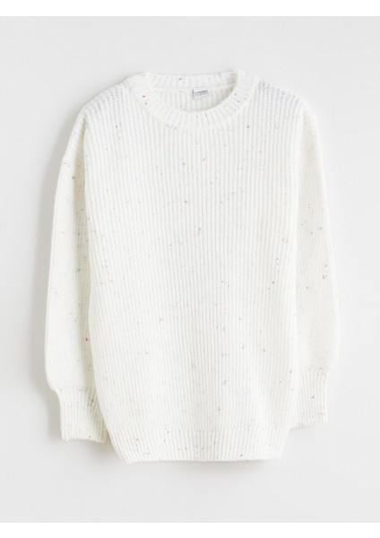 Yeni Sezon Bisiklet Yaka Kız Çocuk Triko Kazak modelleri