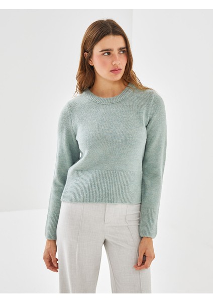 Yeni Sezon Bisiklet Yaka Kadın Triko Kazak