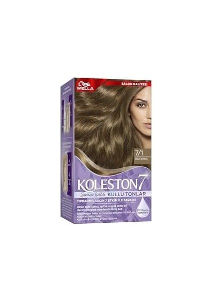 Koleston Kit 7-1 Küllü Kumral Saç Boyası