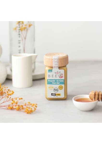 Bee'o Up Çocuklar Için Propolis Arı Sütü Ham Bal Karışımı 190 gr