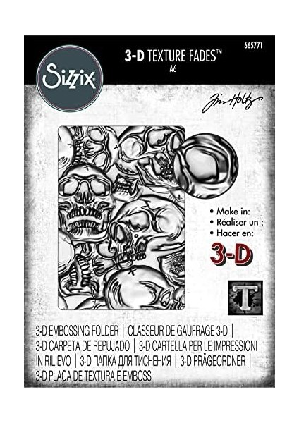 3D Doku Kalıbı - Tim Holtz Skulls fiyatları