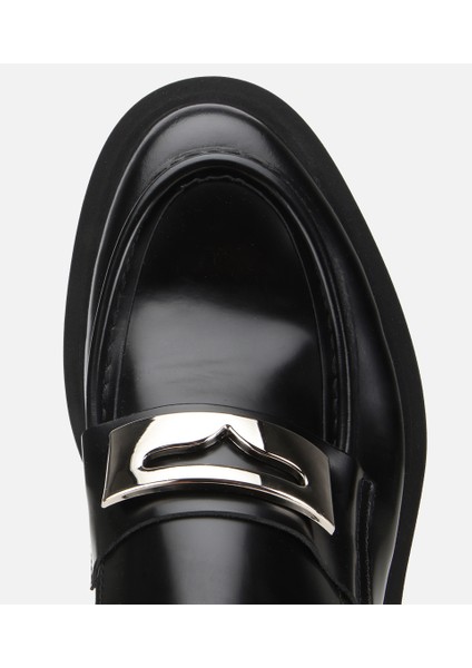 02AYH313880A100 ERKEK Açma Deri Metal Tokalı Hafif Tabanlı Klasik Loafer indirimleri