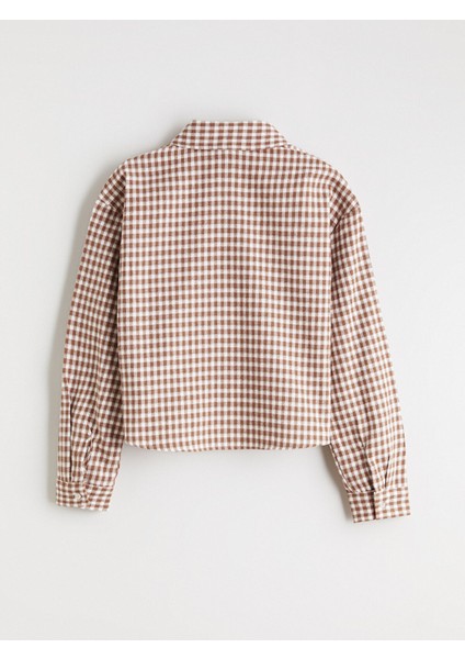 Yeni Sezon Ekose Kız Çocuk Gömlek indirimleri