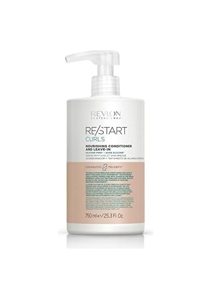 Revlon Professional Restart Curls Nourishing Saç Kremi And Leave-In 750ML Sulfate & Silicone Free