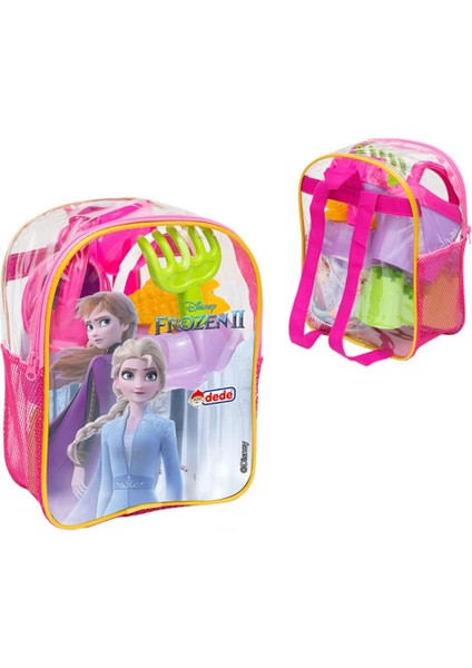 Resimli Sırt Çantalı Plaj Set