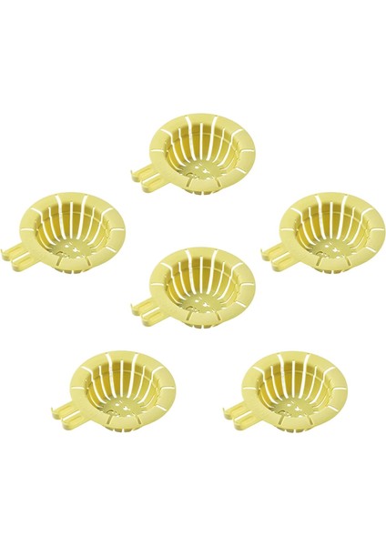 Paket, Mutfak Evyesi Tahliye Süzgeci, Paket Başına 6 Adet Mutfak Lavabo Tahliye Süzgeci, Temizlenen Lavabo Tahliye Filtre Sepeti Tuzakları Yiyecek Tuzakları ve Tıkanıklıkları Önler Lavabo