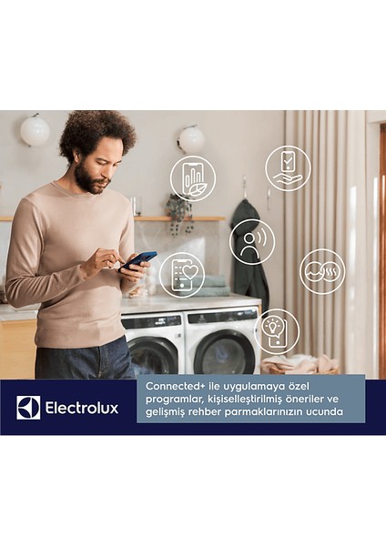 EW8F7417QT 800 Serisi Ultracare 10 kg 1400 Devir A Sınıfı Universaldose Wi-Fi Inverter Çamaşır Makinesi