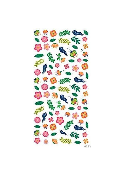 Artikel Bahar Çiçekleri Tırnak Dövmesi, Tırnak Tattoo, Nail Art, Tırnak Sticker fiyatları
