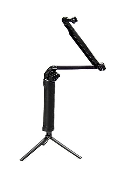 Aksiyon Kameralar ve ile Uyumlu Monopod Çubuğu Stand Mini 3in1 modelleri