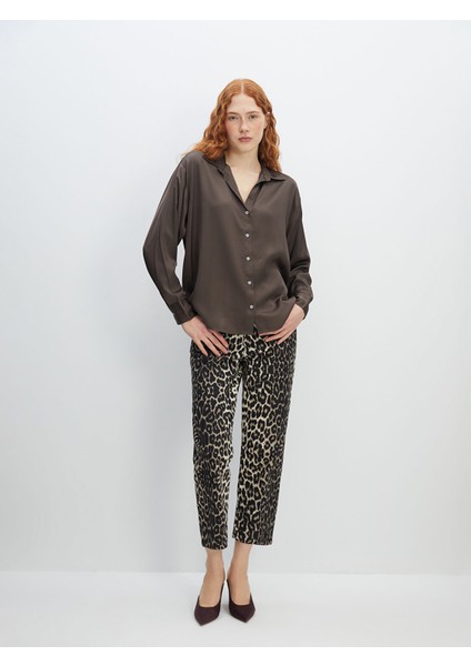 Yeni Sezon Oversize Saten Kadın Gömlek fiyatları
