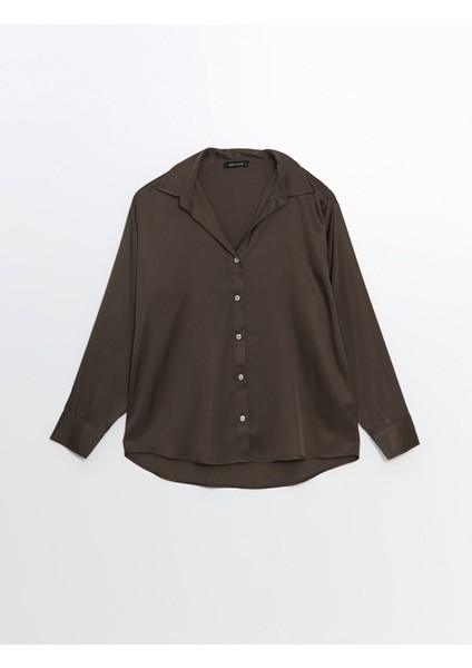 Yeni Sezon Oversize Saten Kadın Gömlek indirimleri