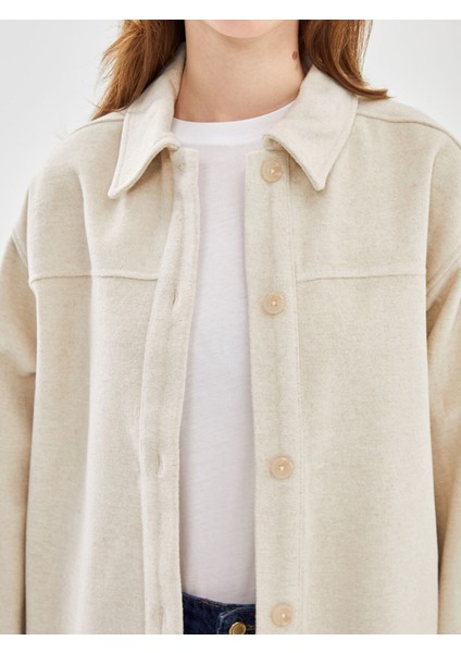 Yeni Sezon Oversize Kadın Gömlek Ceket modelleri