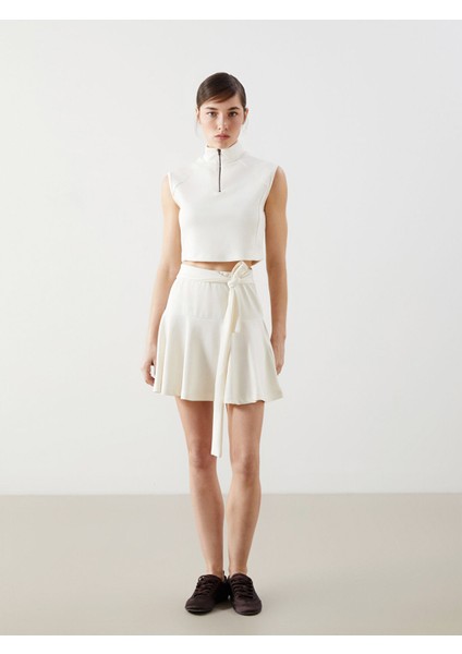 Yeni Sezon Beli Lastikli Kadın Etek