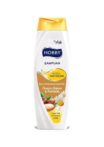 Hobby Şampuan Yağ Özlü Argan Yağı ve Papatya 600 ml