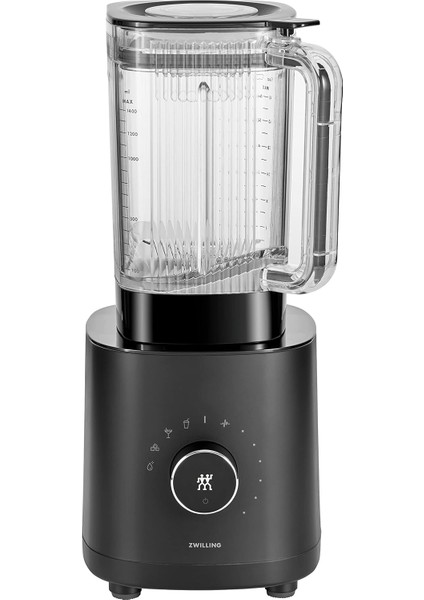 Enfinigy, Evrensel, 1,4 Litre, Paslanmaz Çelik Çapraz Bıçaklı Mikser, 1200 Watt Yüksek Motor, Siyah