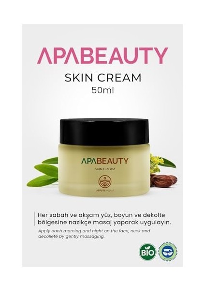 Apayrı Yaşam Apabeauty Kırışıklık Onarıcı, Yaşlanma Karşıtı, Nemlendirici Aydınlatıcı Bio Yüz KREMI%100 Bitkisel Apabeauty fiyatları