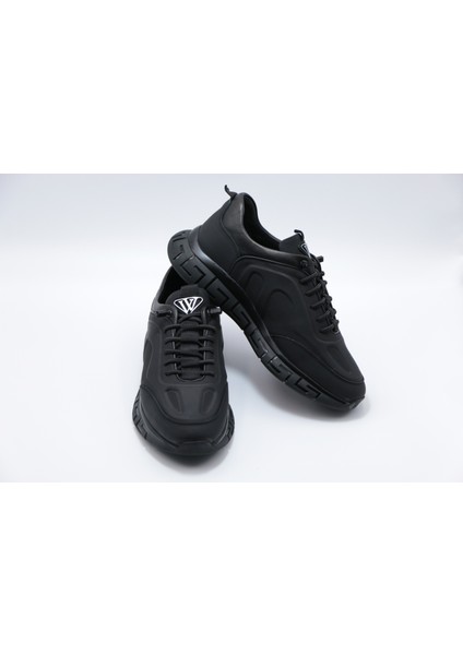 6706 Siyah Hakiki Deri Erkek Günlük Ayakkabı