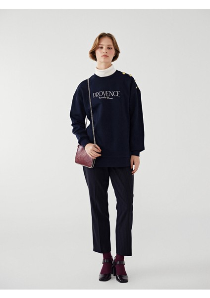 Yeni Sezon Beli Lastikli Çizgili Kadın Pantolon fırsatları