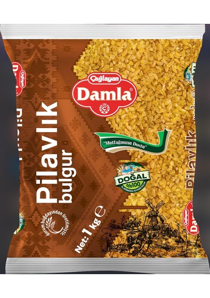 Damla Pilavlık Bulgur 1 kg