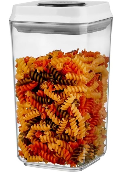 Basmalı Kare Erzak Saklama Kabı (1,25 Lt.) ÖLÇÜLER:106X106X192MM